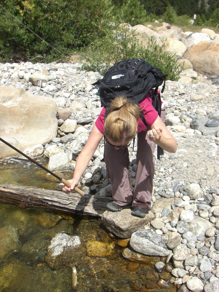 Tenkara Line stuck in hair