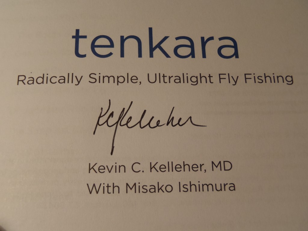 Tenkara Book Kevin Kelleher Autograph