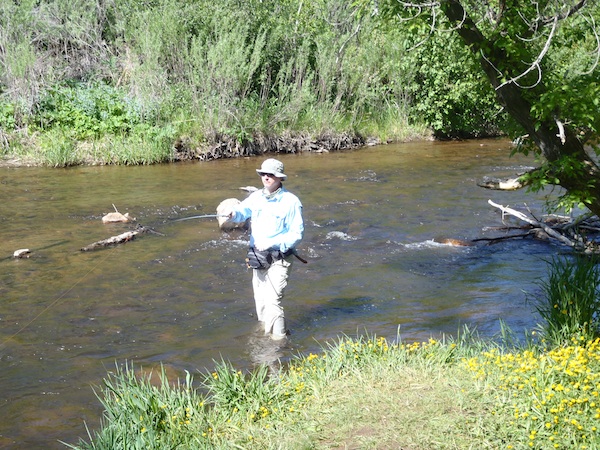 Karel Lansky on Bear Creek