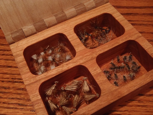 Tenkara Fly Box with Flies