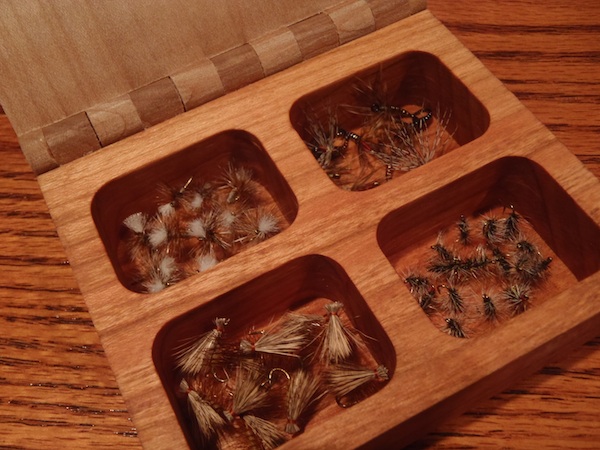 Tenkara Fly Box with Flies