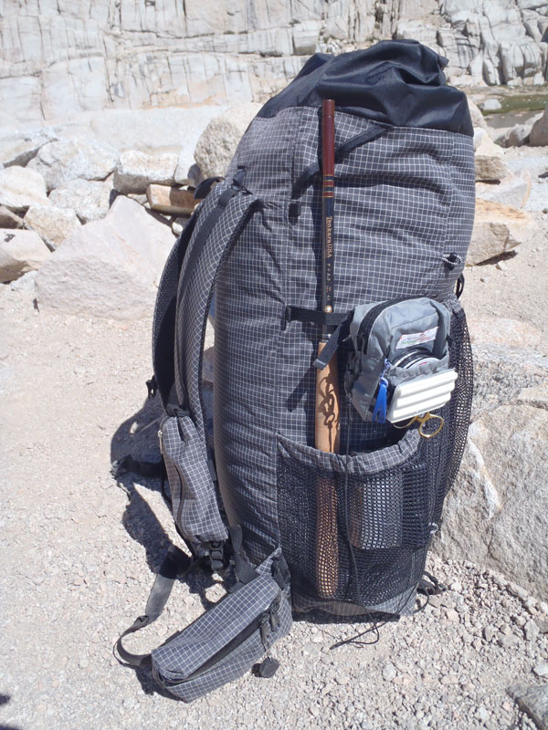 Tenkara Rod in Backpack