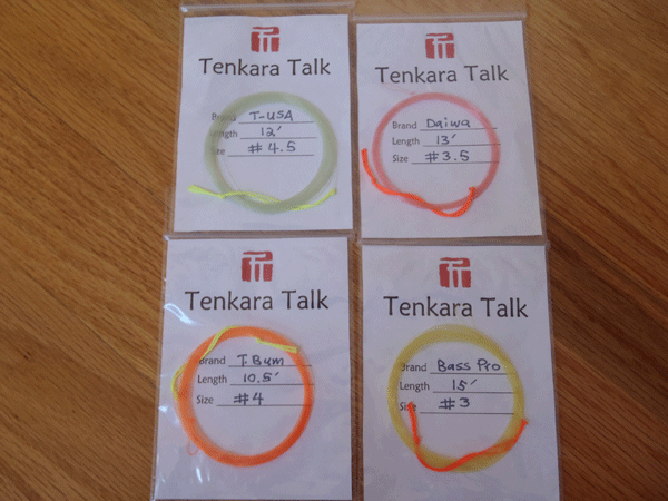 Tenkara Level Lines