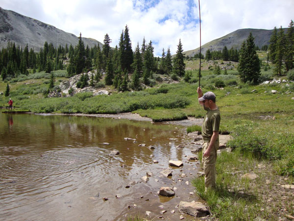 Tenkara Lake Fishing