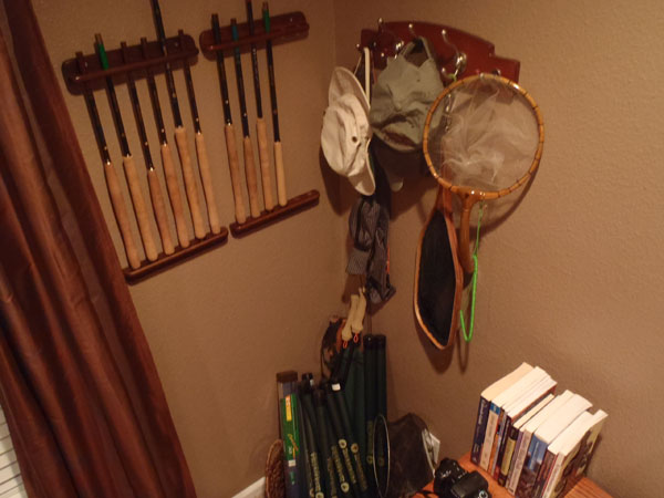 Tenkara Rod Rack