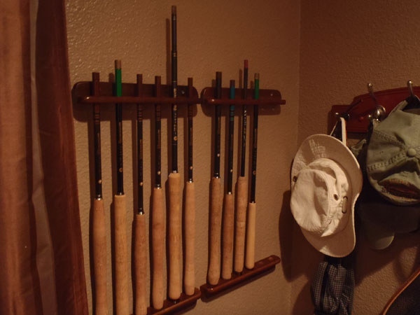 Tenkara Rod Rack