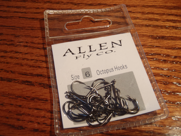 Allen Fly Fishing Octopus Hooks 25 pack