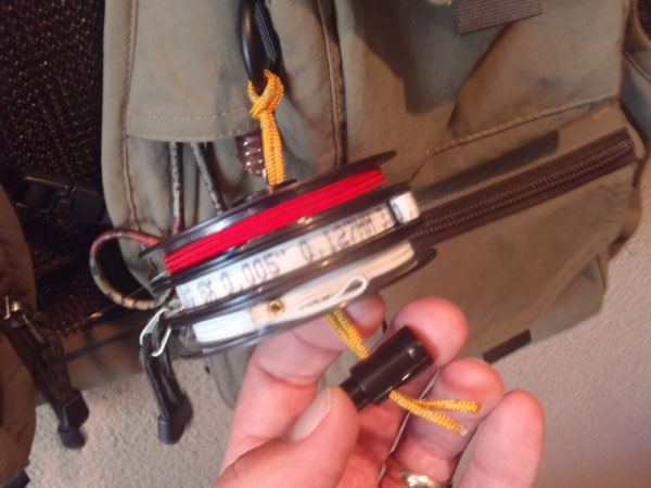 DIY Tippet Spool with Cord Lock