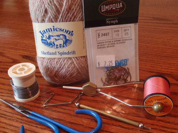 Materials for tying the killer bug