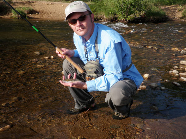 Tenkara on Boulder Creek