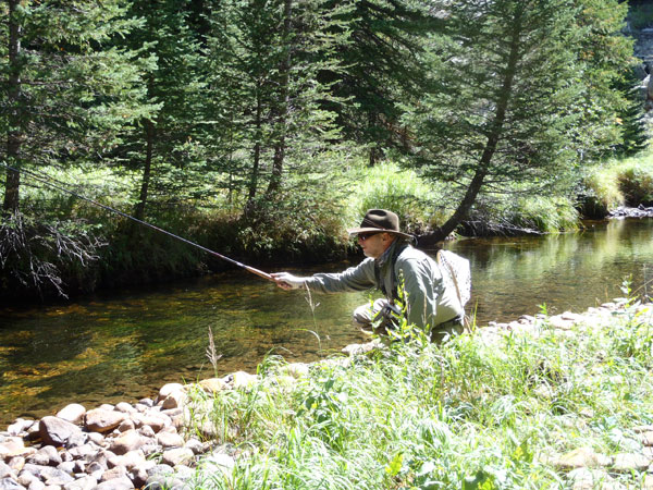 Joe Egry Fishing Tenkara