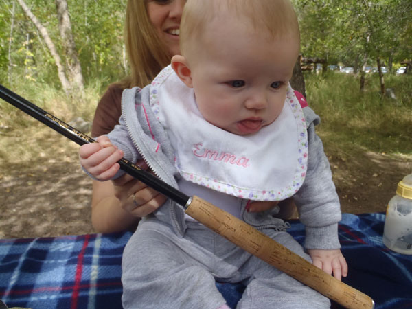 Emma Olivia Klass - the world's youngest tenkara angler