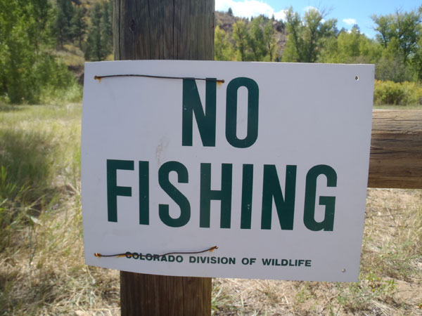 Fishing Ban on Bear Creek