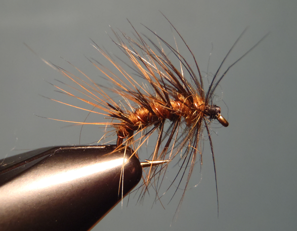 Palmered fly for tenkara