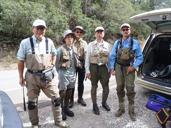 Jason Klass with Japanese Tenkara Anglers