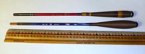 Tanago rods used for microfishing