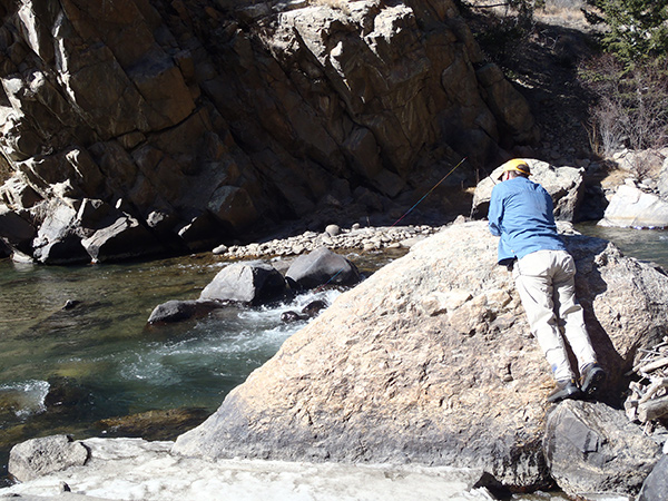 Rainbow tenkara line