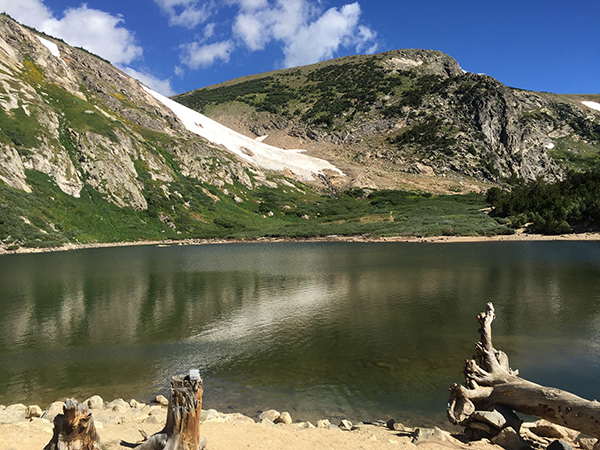 Tenkara lake fishing