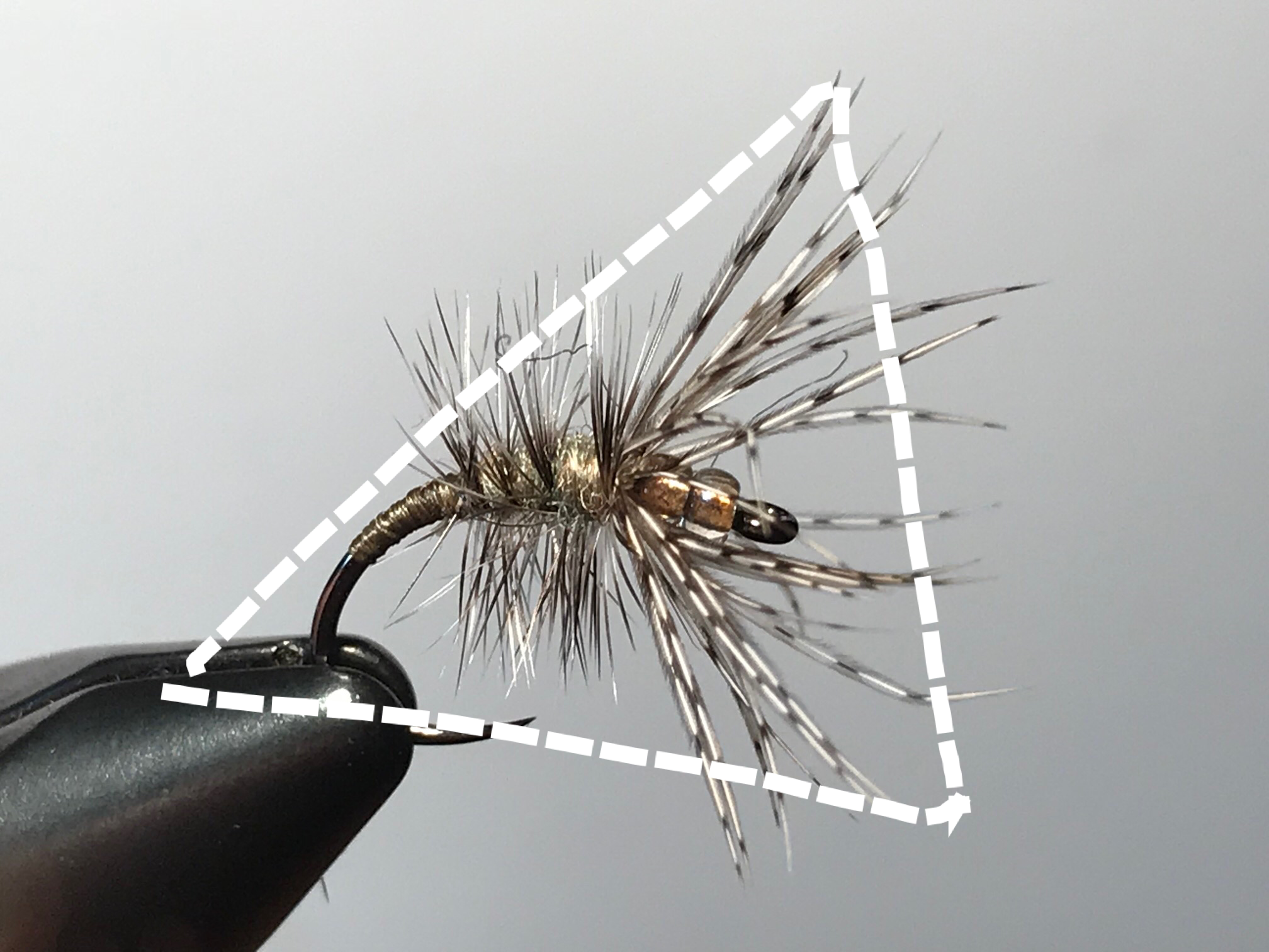 Half-palmer Tenkara Flies