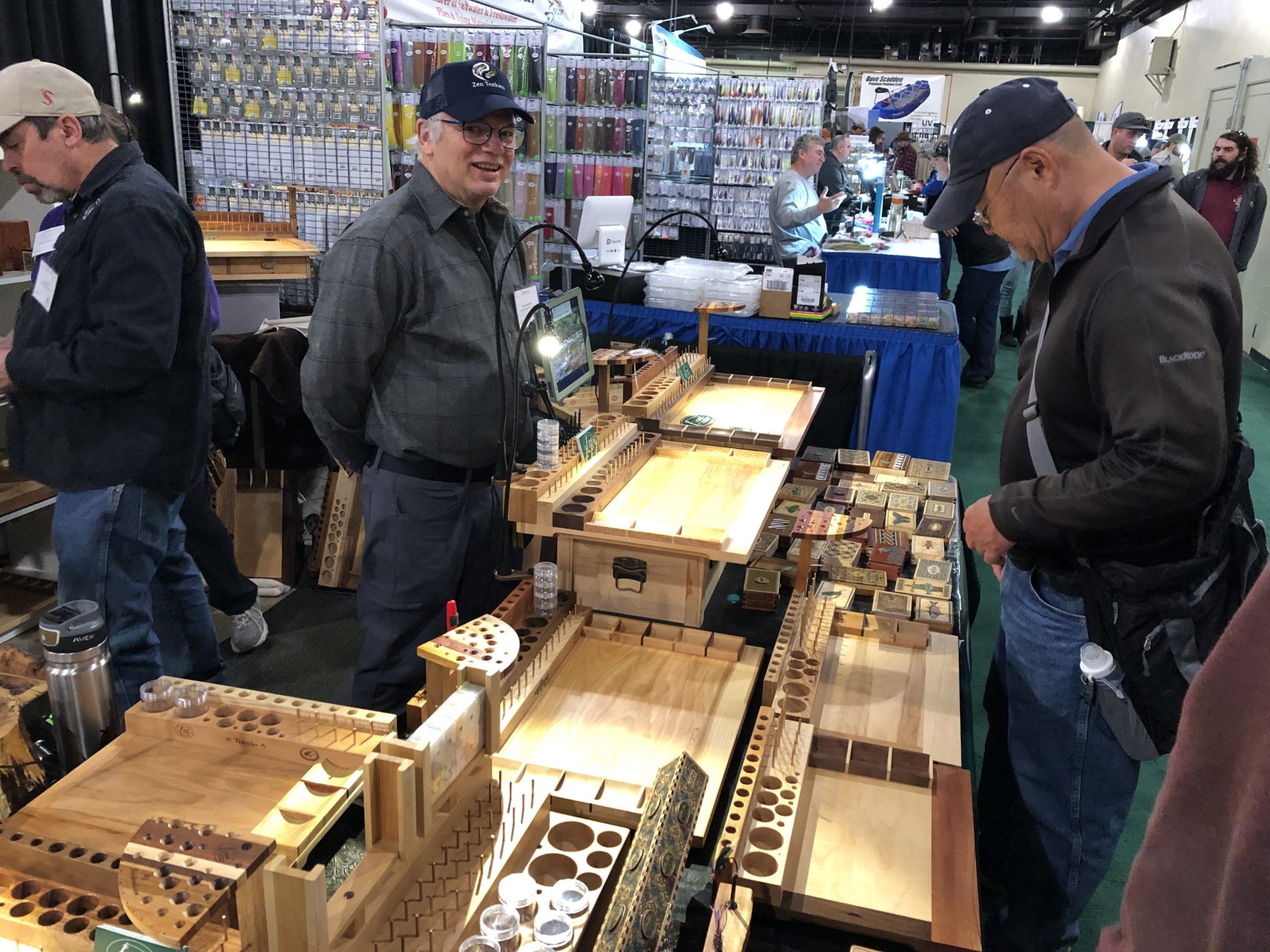 Wooden Tenkara Boxes at the Fly Fishing Show