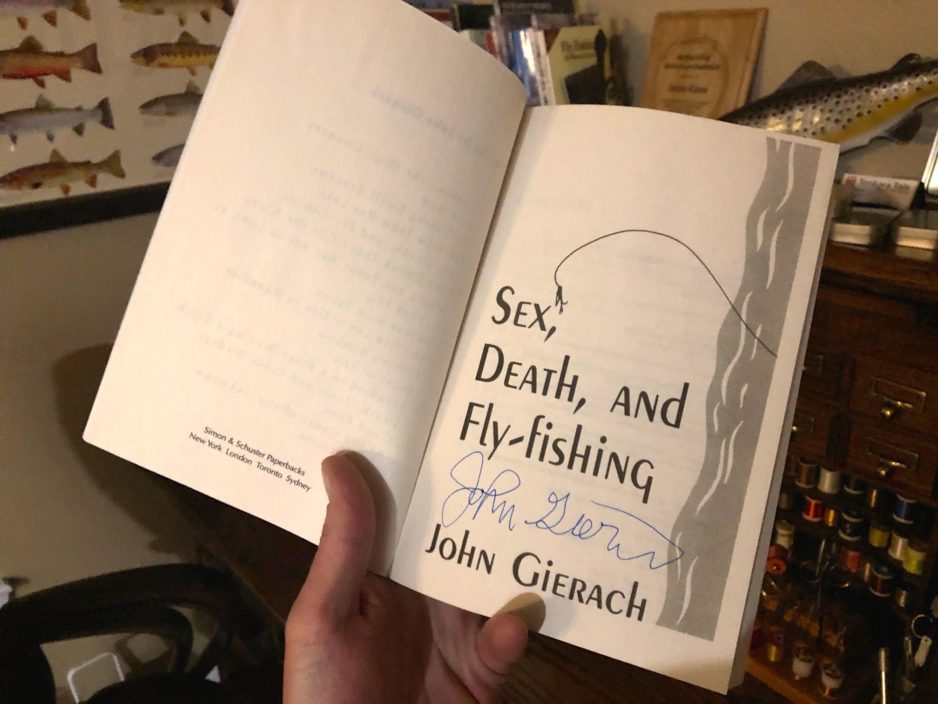 Autographed John Gierach Book