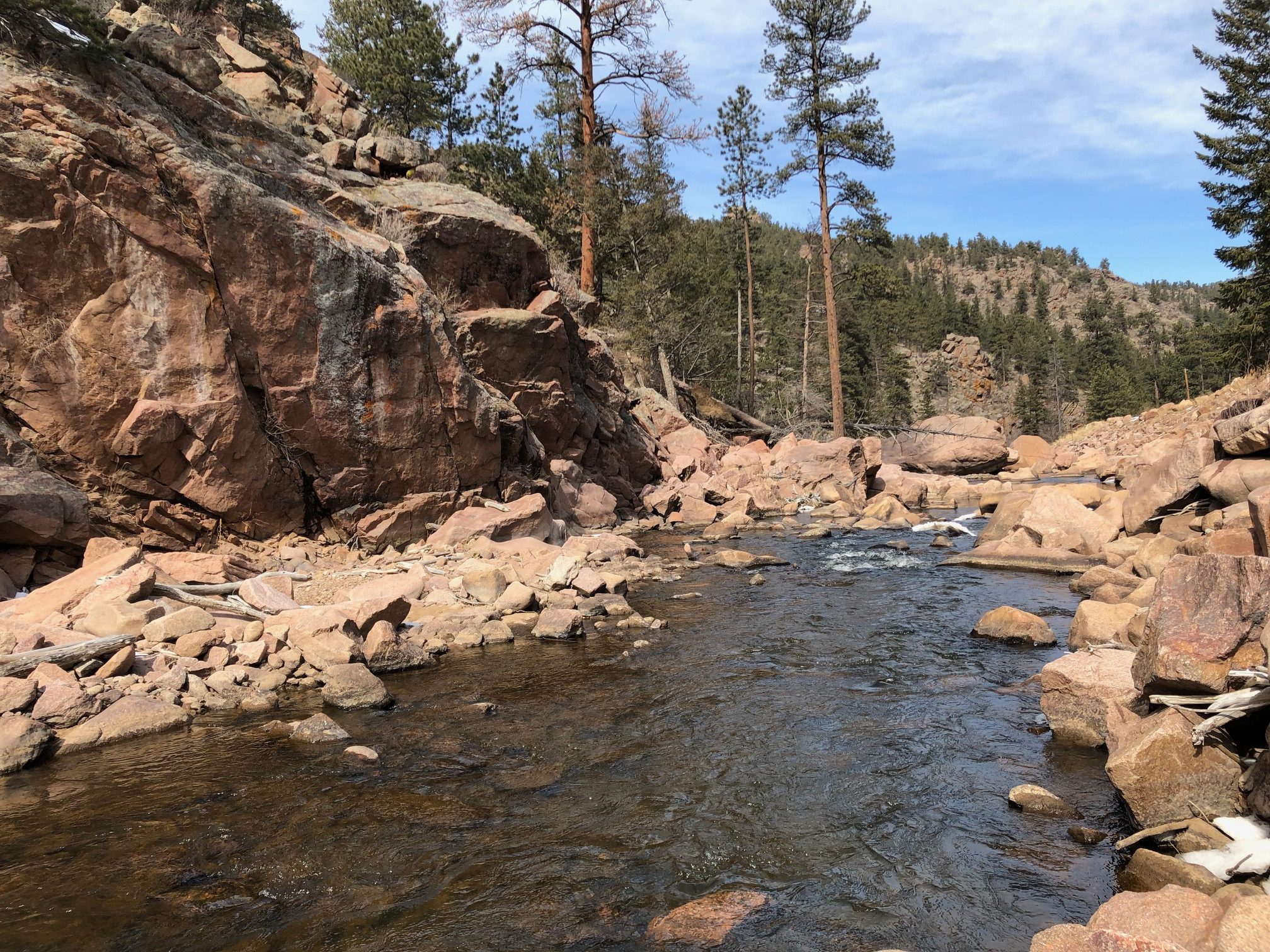 Jason Klass Fishing Tenkara on the St. Vrain