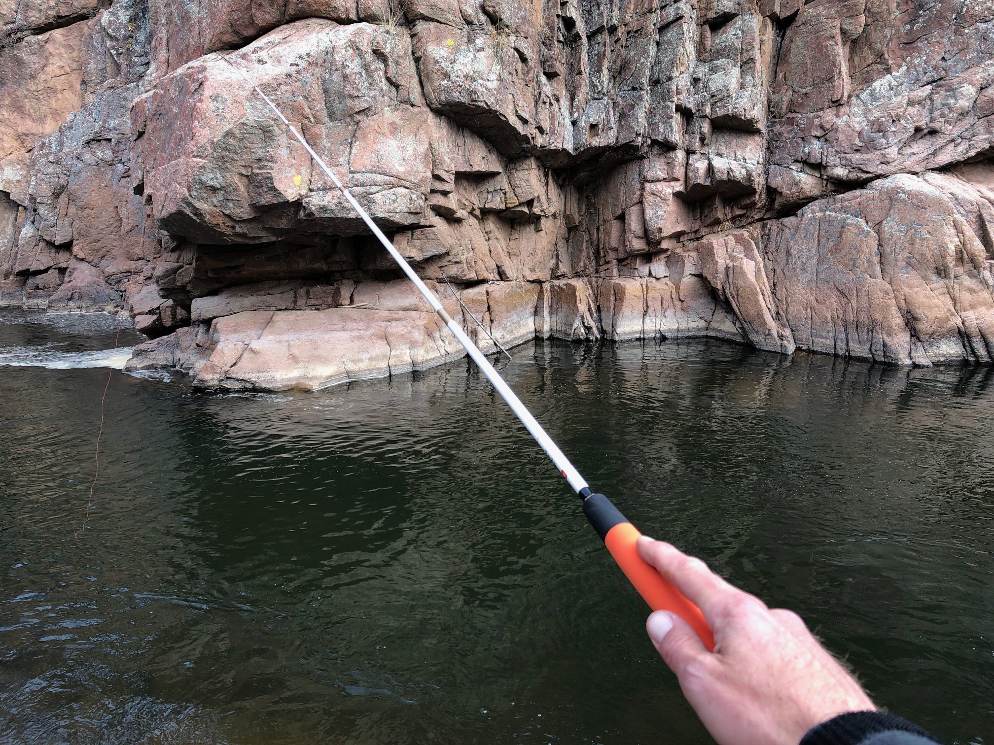 Jason Klass Fishing Tenkara on the St. Vrain