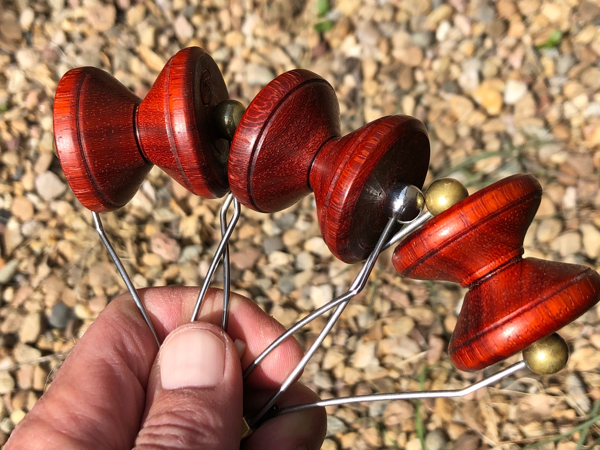 Wooden Fly Tying Bobbin Spool