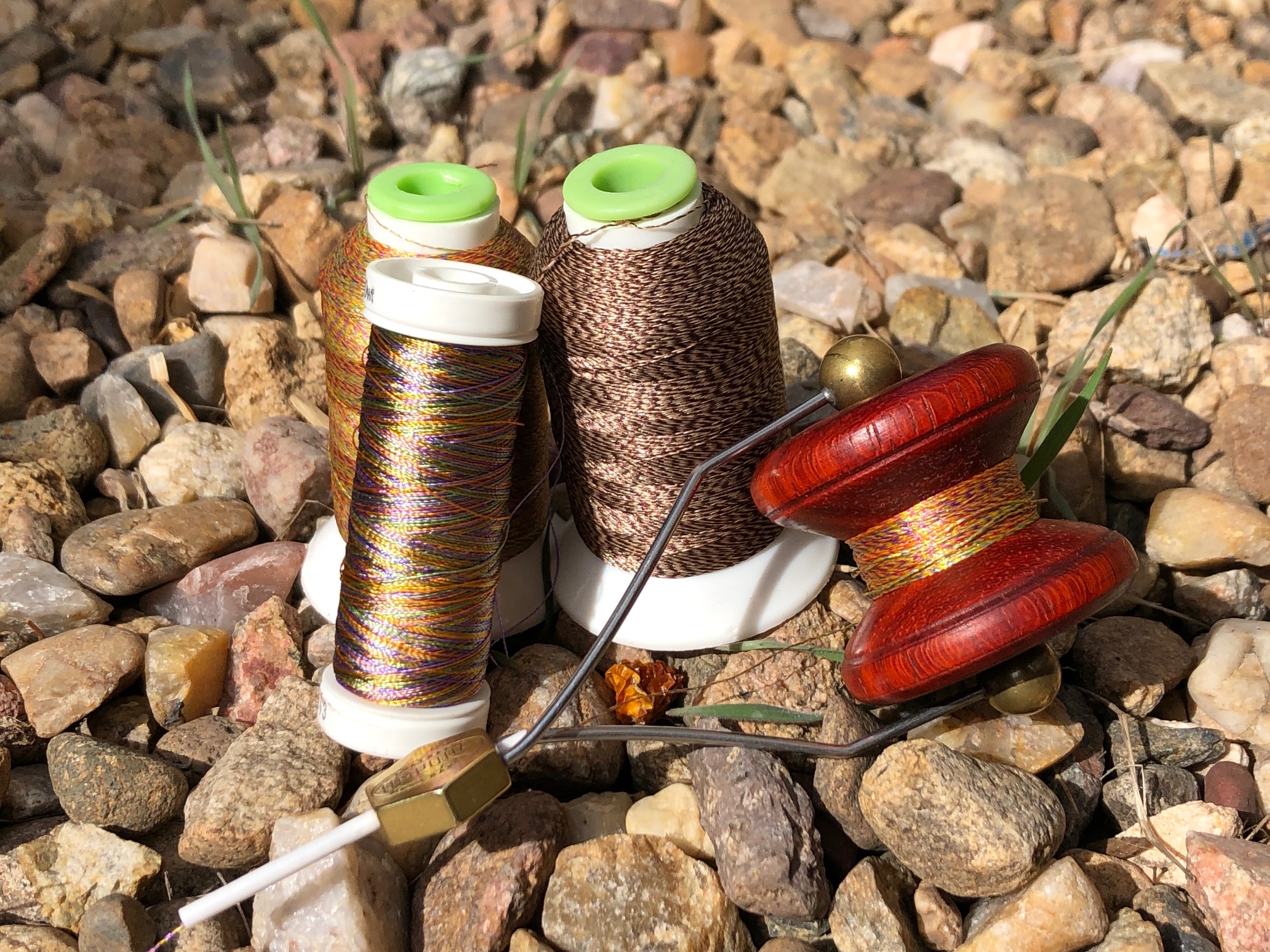 Wooden Fly Tying Bobbin Spool