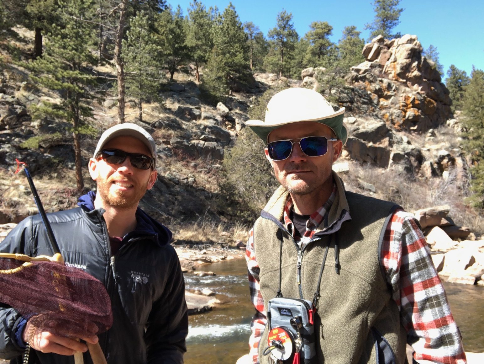 Jason Klass Fishing Tenkara on the St. Vrain