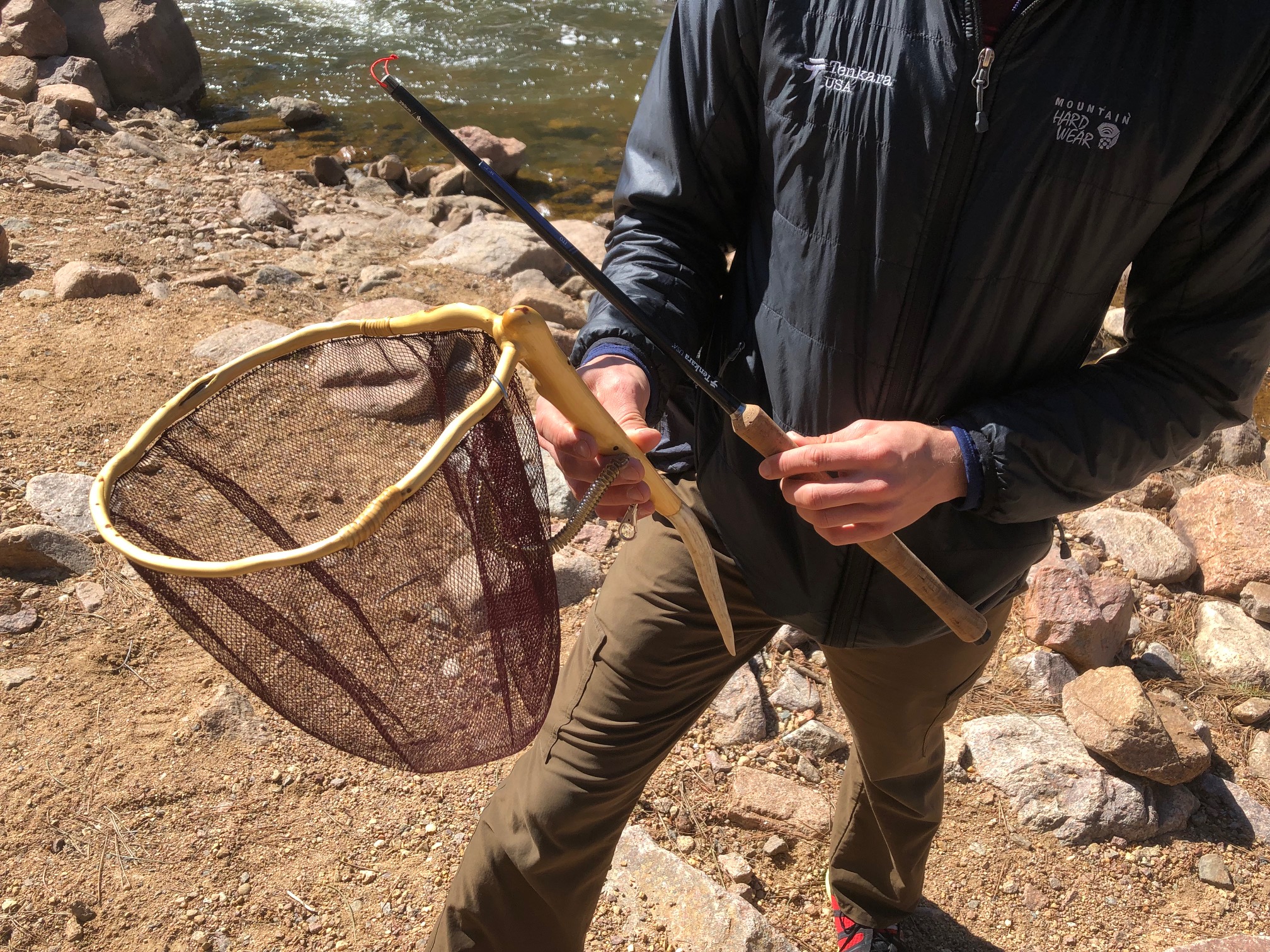 Jason Klass Fishing Tenkara on the St. Vrain