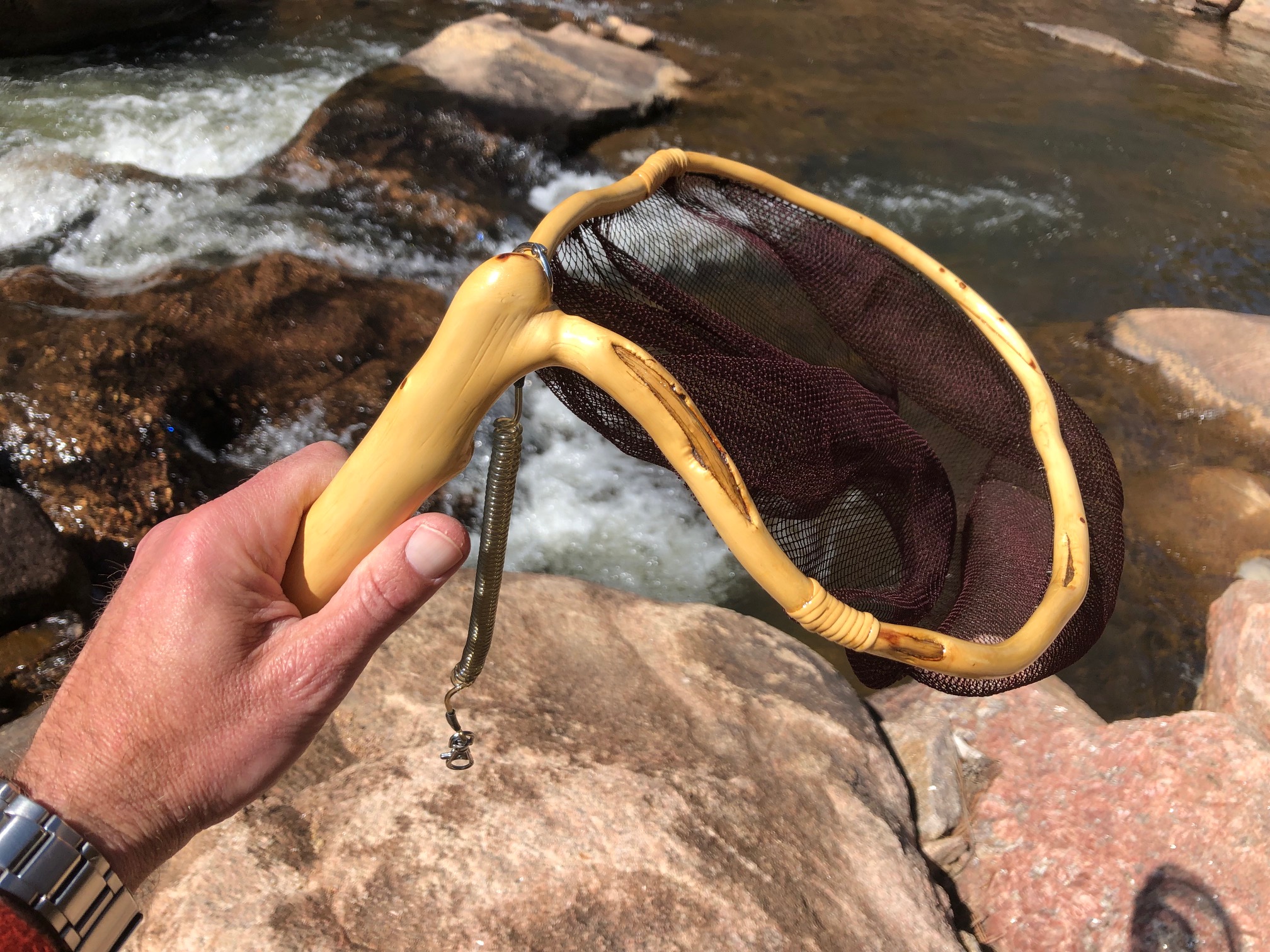 Jason Klass Fishing Tenkara on the St. Vrain