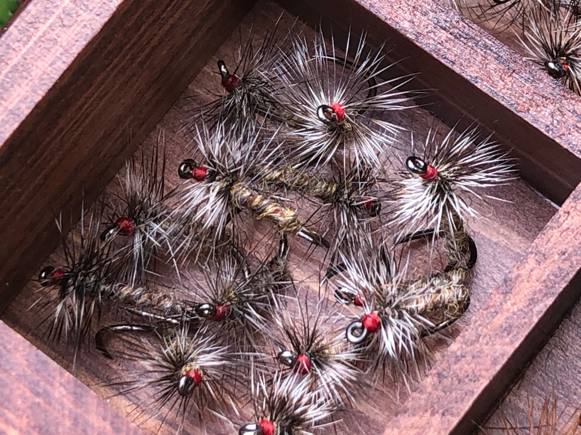 Shetland Spindrift Yarn Tenkara Flies