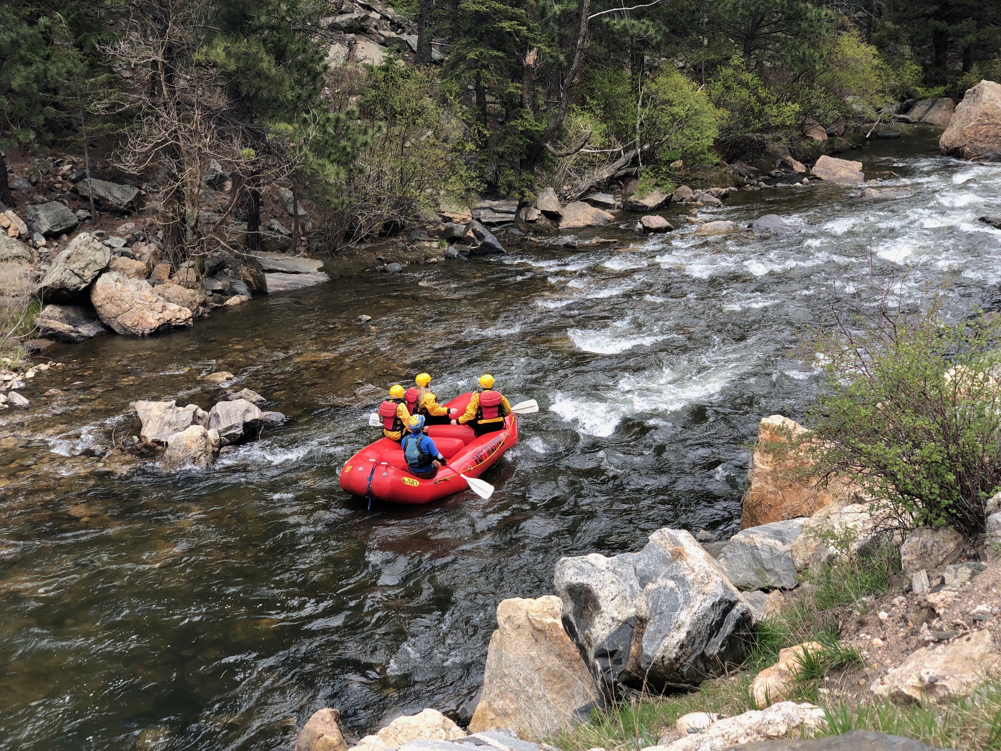 Rafting on Clear Creek