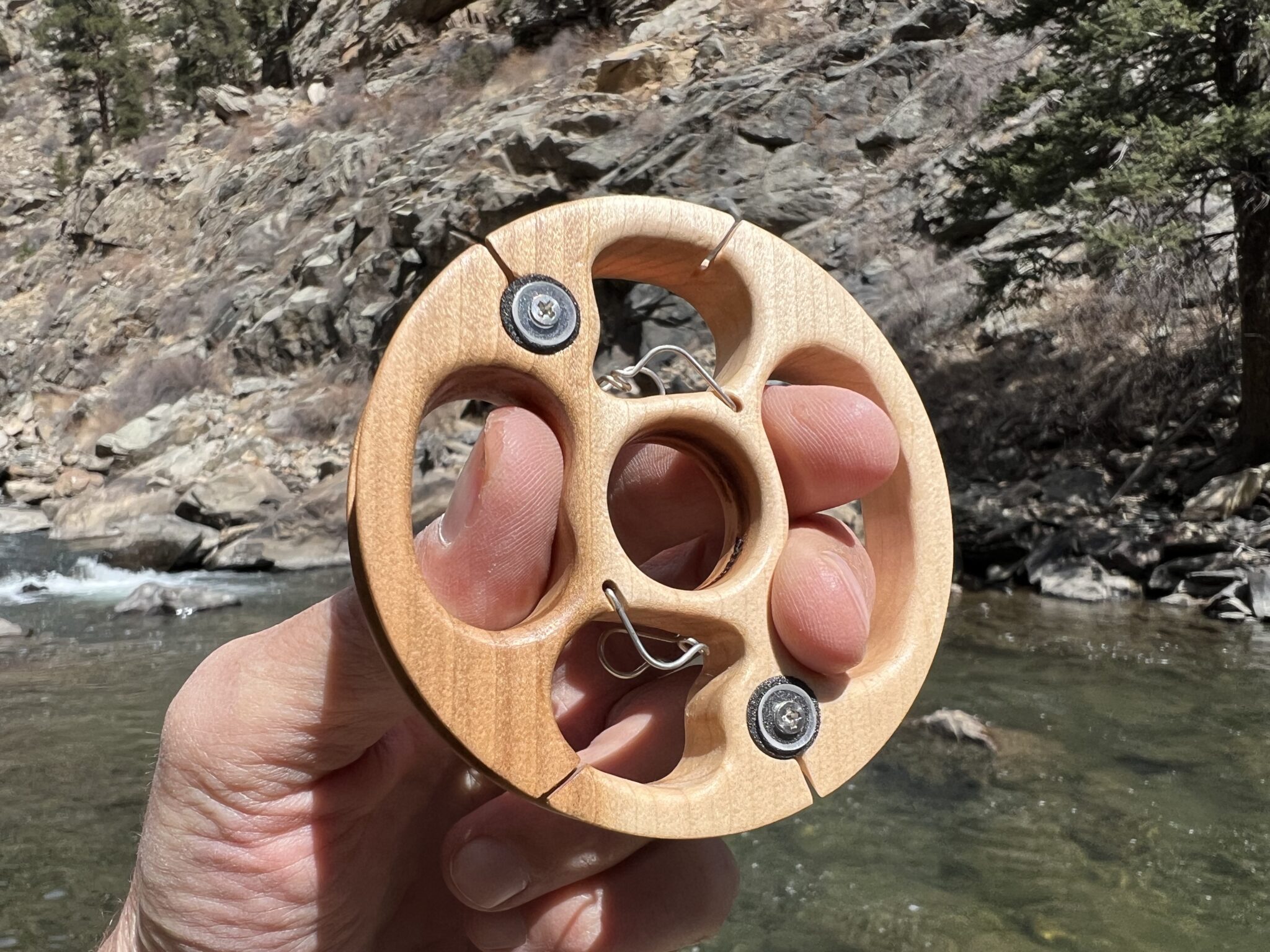 Kura-san's Wooden Tenkara Line Spool