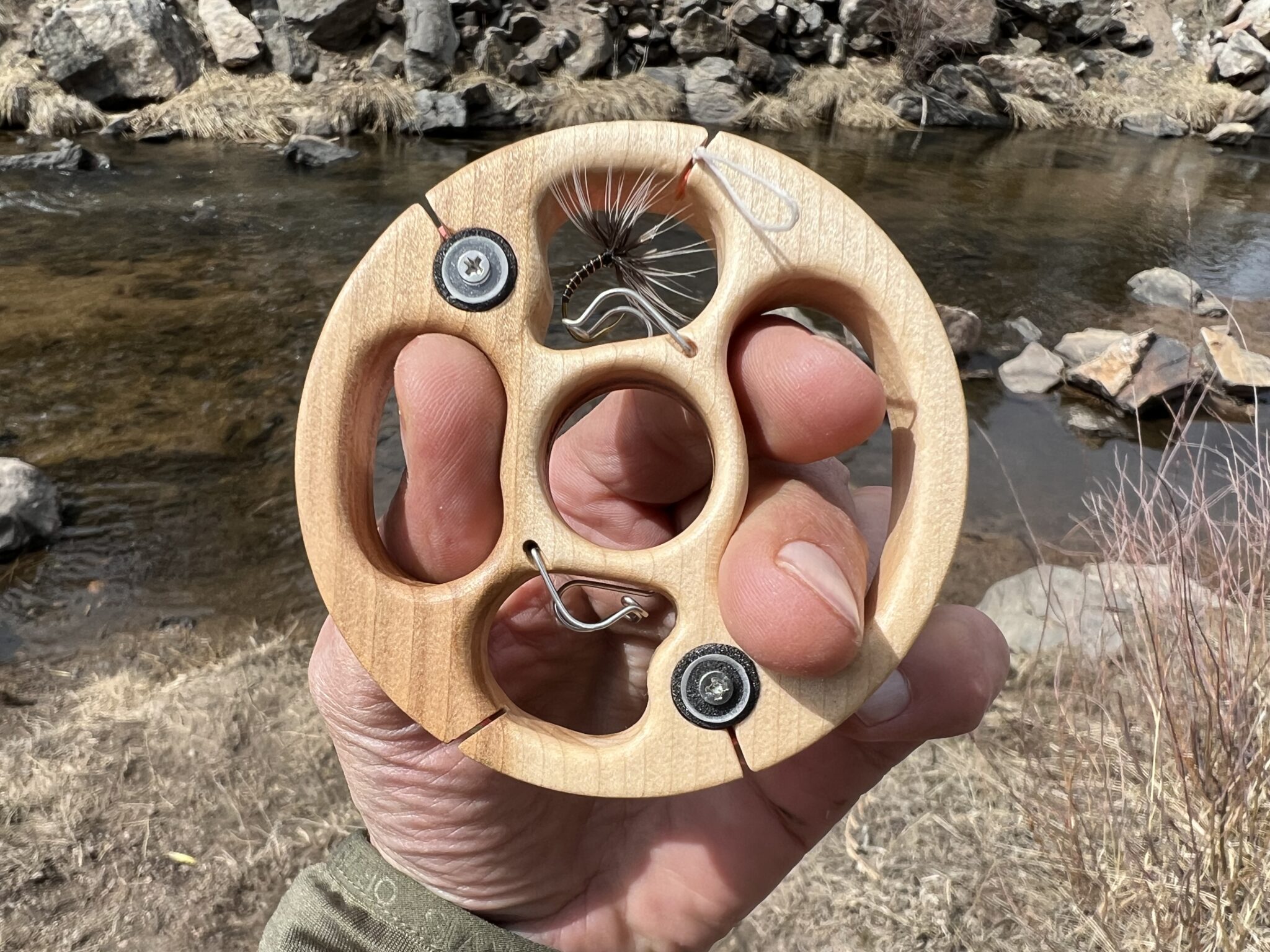 Kura-san's Wooden Tenkara Line Spool