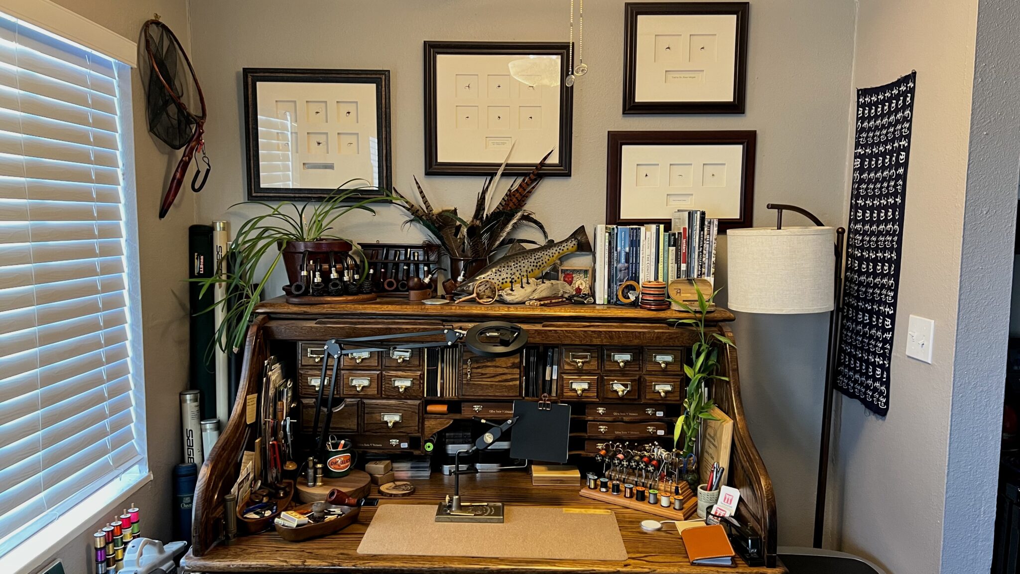 Video Tour of My Fly Tying Desk – 2023